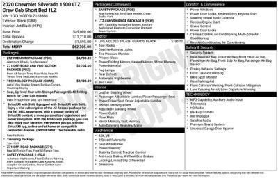 2020 Chevrolet Silverado 1500 LTZ