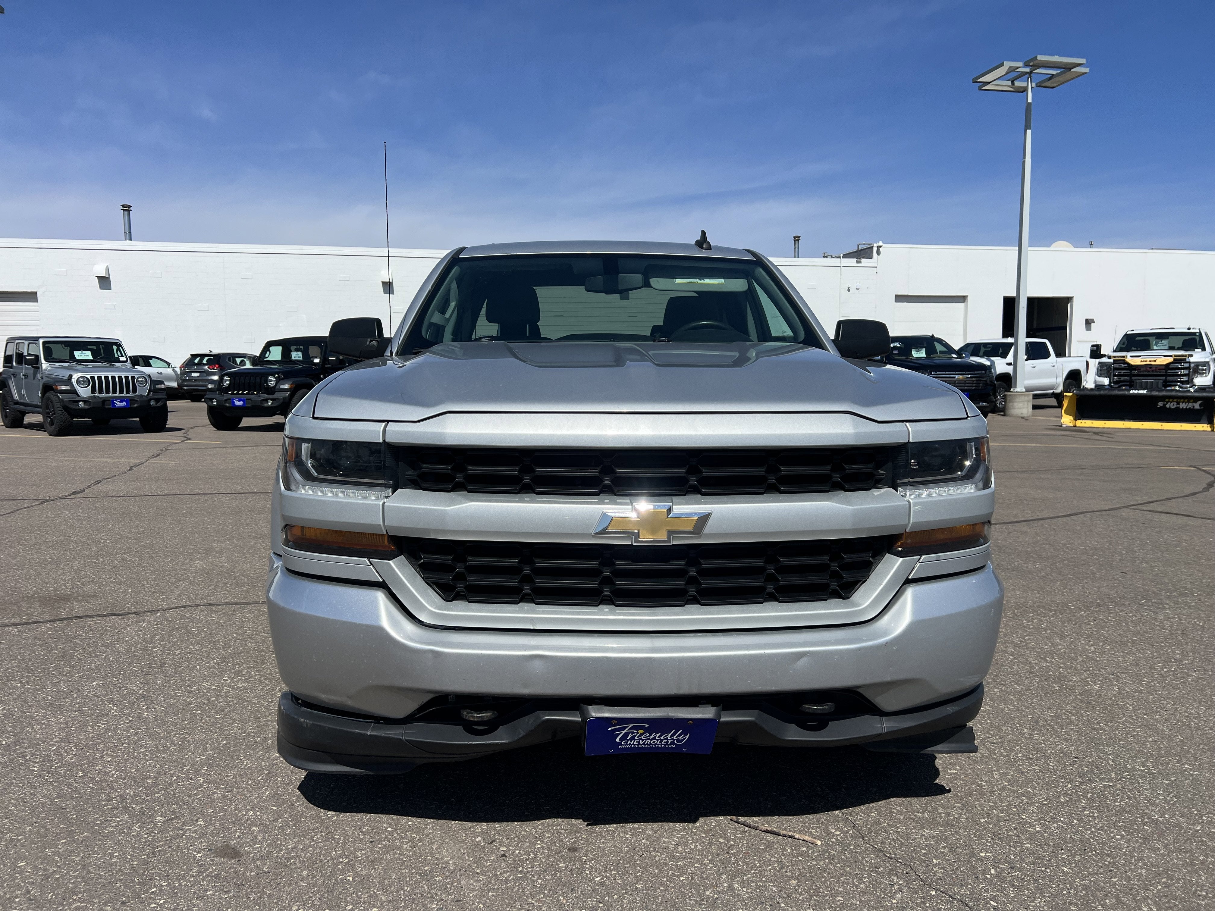 Used 2018 Chevrolet Silverado 1500 Custom with VIN 1GCVKPEC3JZ330854 for sale in Fridley, Minnesota