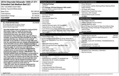 2016 Chevrolet Silverado 1500 LT