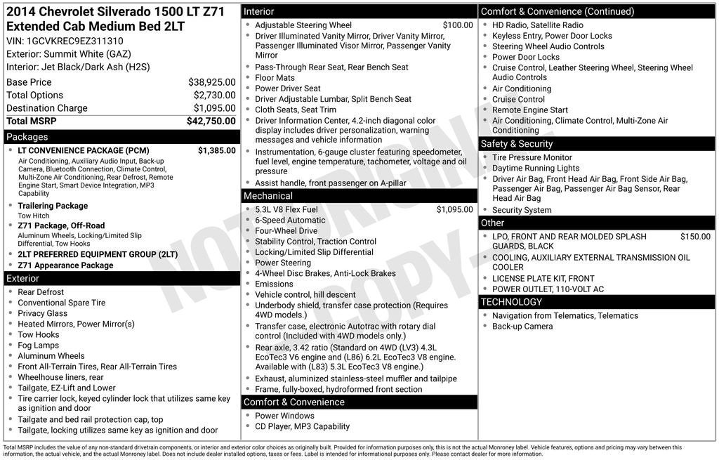 2014 Chevrolet Silverado 1500 LT