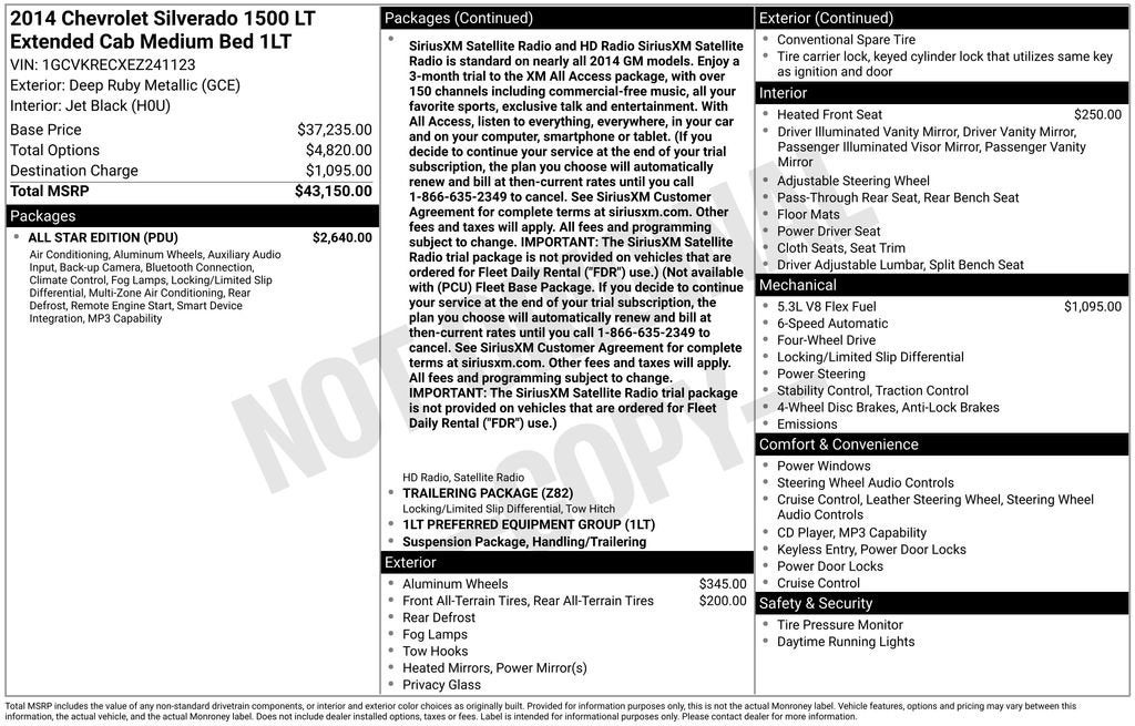 2014 Chevrolet Silverado 1500 LT