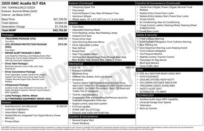 2020 GMC Acadia SLT