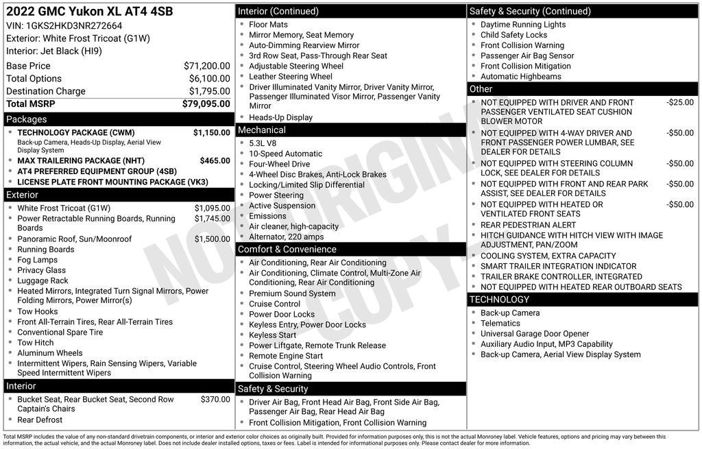 2022 GMC Yukon XL AT4