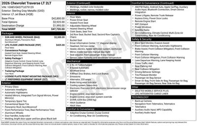 2026 Chevrolet Traverse LT
