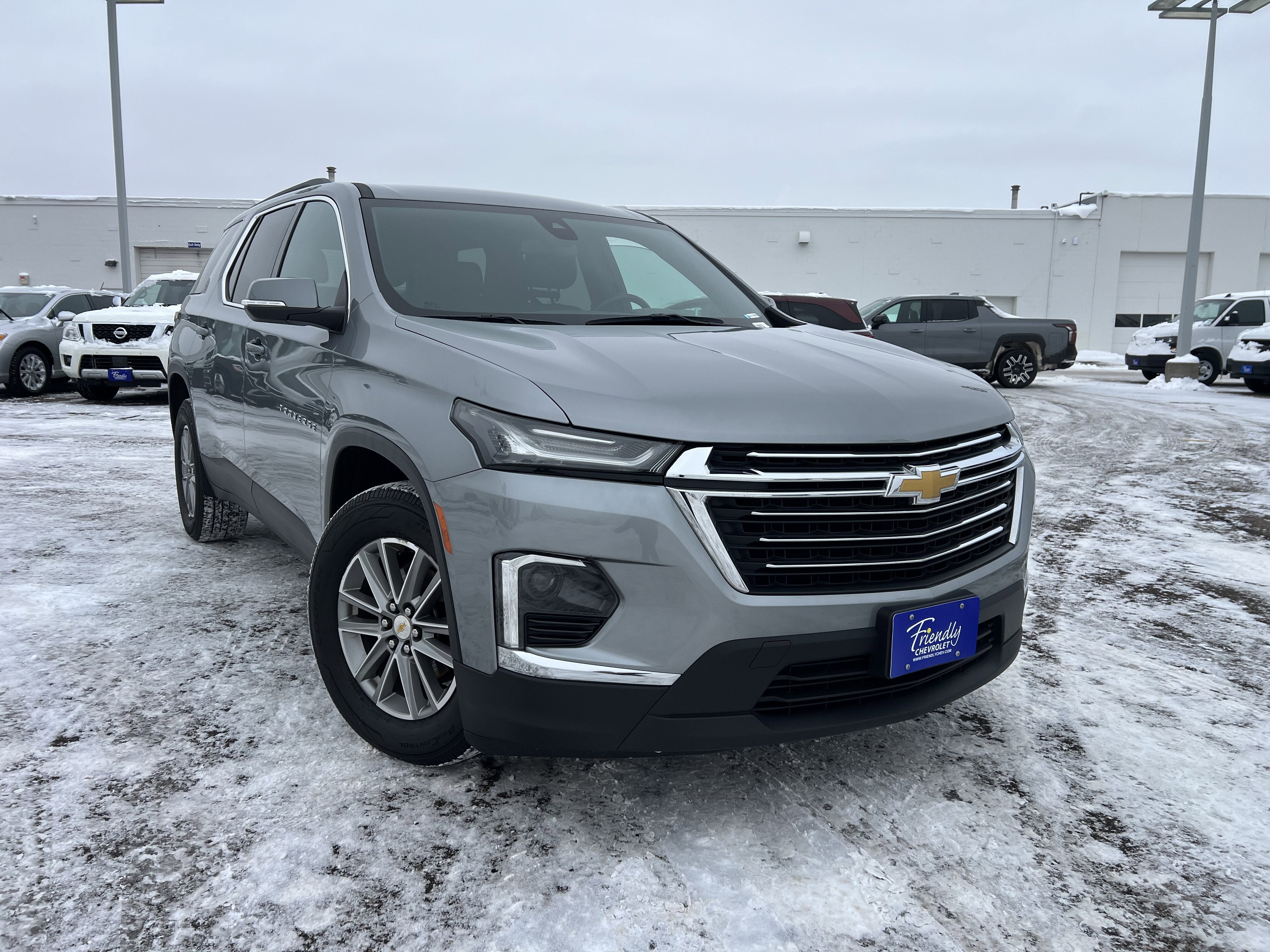Certified 2023 Chevrolet Traverse 1LT with VIN 1GNEVGKW7PJ190974 for sale in Fridley, Minnesota