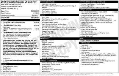 2023 Chevrolet Traverse LT Cloth