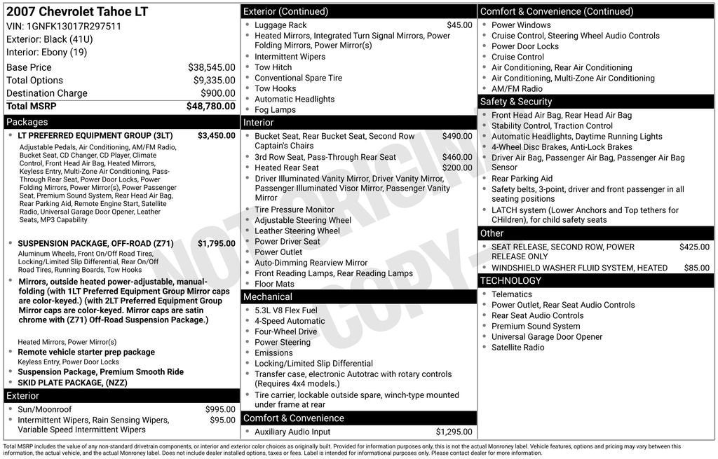 2007 Chevrolet Tahoe LT