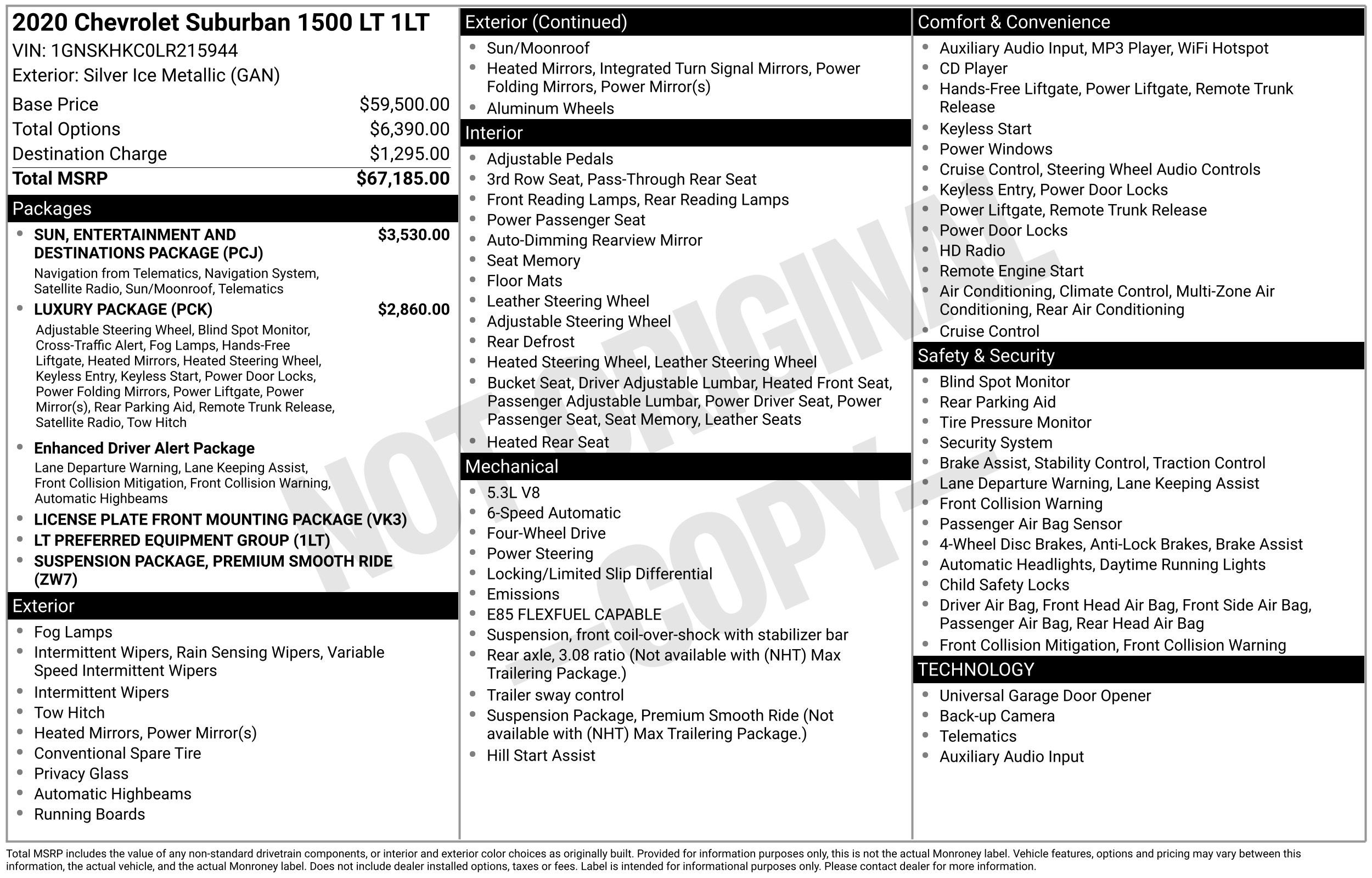 2020 Chevrolet Suburban LT