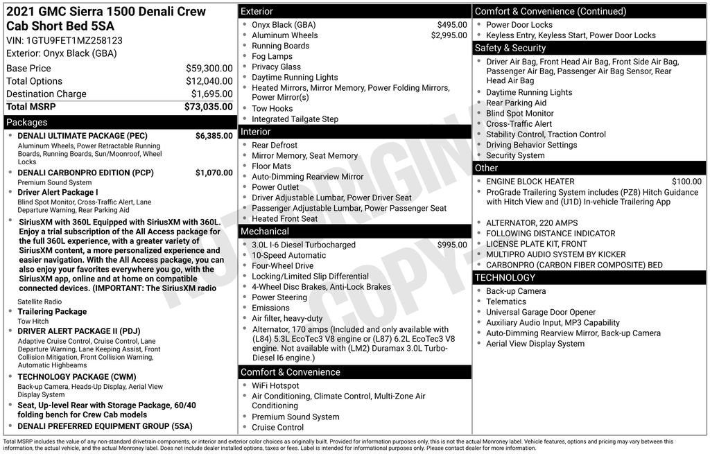 2021 GMC Sierra 1500 Denali