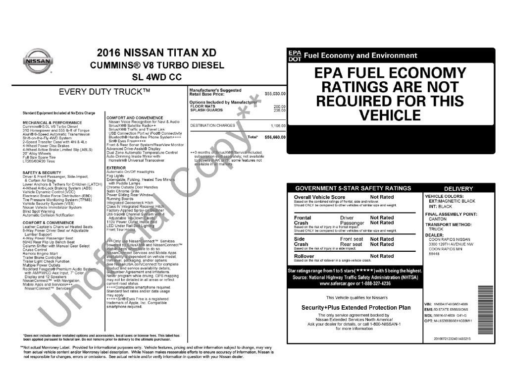 2016 Nissan Titan XD SL
