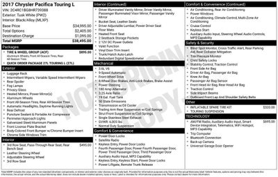 2017 Chrysler Pacifica Touring-L