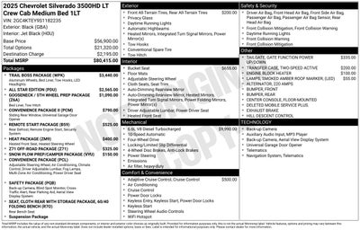 2025 Chevrolet Silverado 3500 HD LT