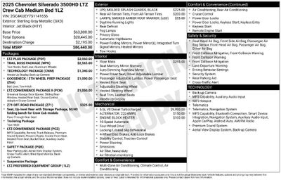2025 Chevrolet Silverado 3500 HD LTZ