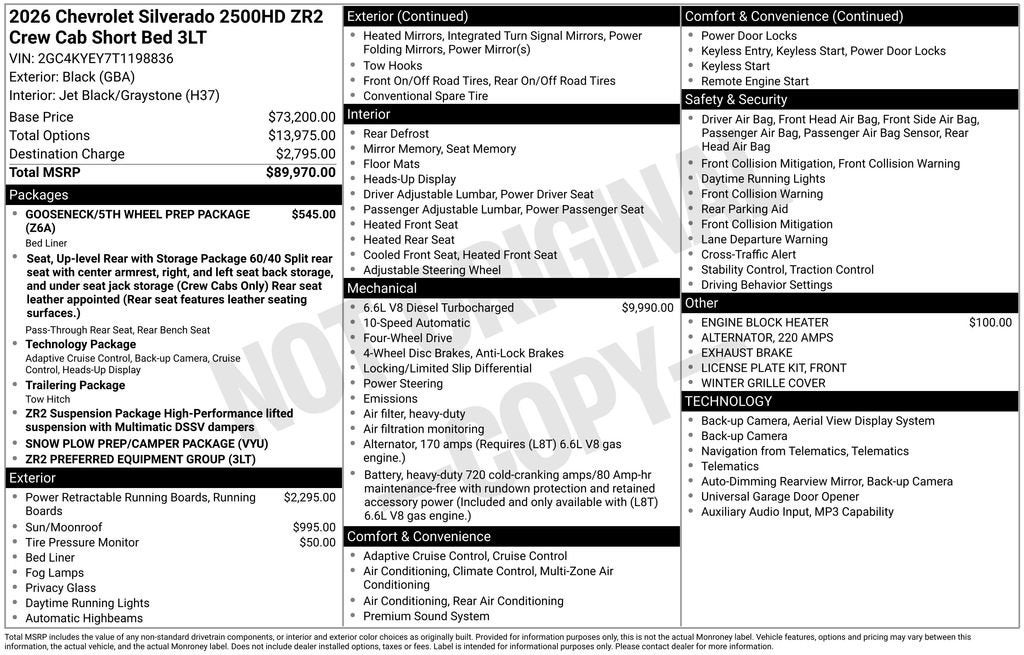 2026 Chevrolet Silverado 2500 HD ZR2