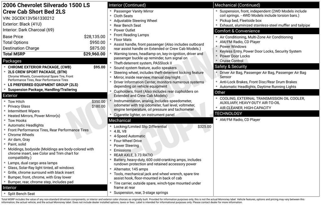 2006 Chevrolet Silverado 1500 LS