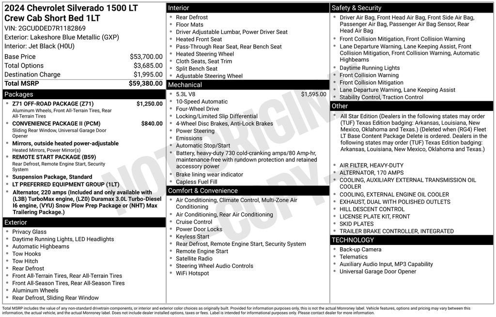 2024 Chevrolet Silverado 1500 LT
