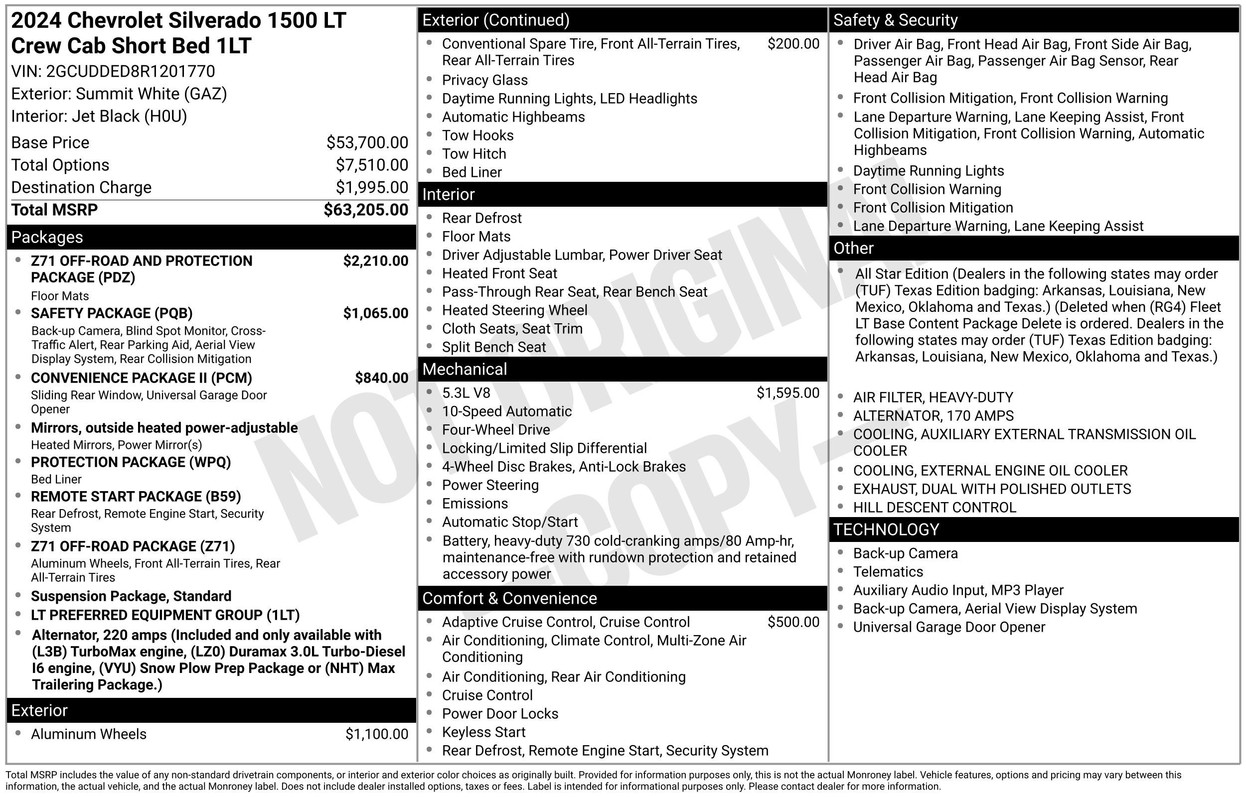 2024 Chevrolet Silverado 1500 LT