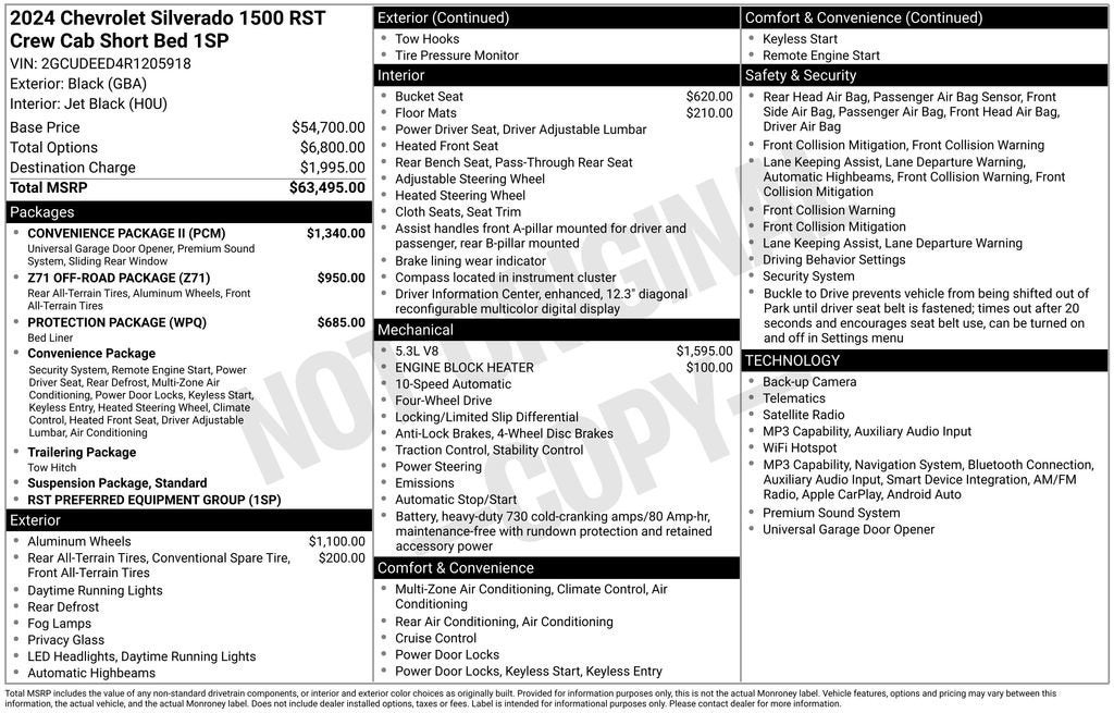 2024 Chevrolet Silverado 1500 RST