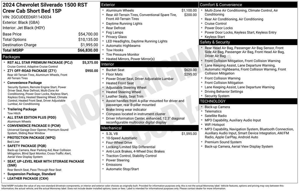2024 Chevrolet Silverado 1500 RST