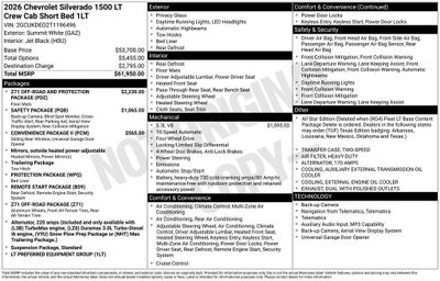 2026 Chevrolet Silverado 1500 LT