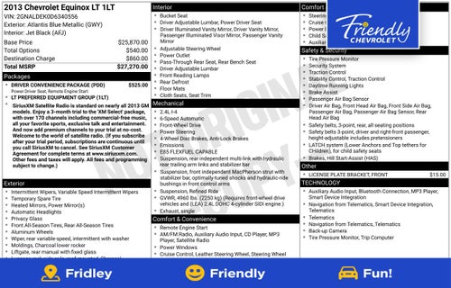 2013 Chevrolet Equinox LT