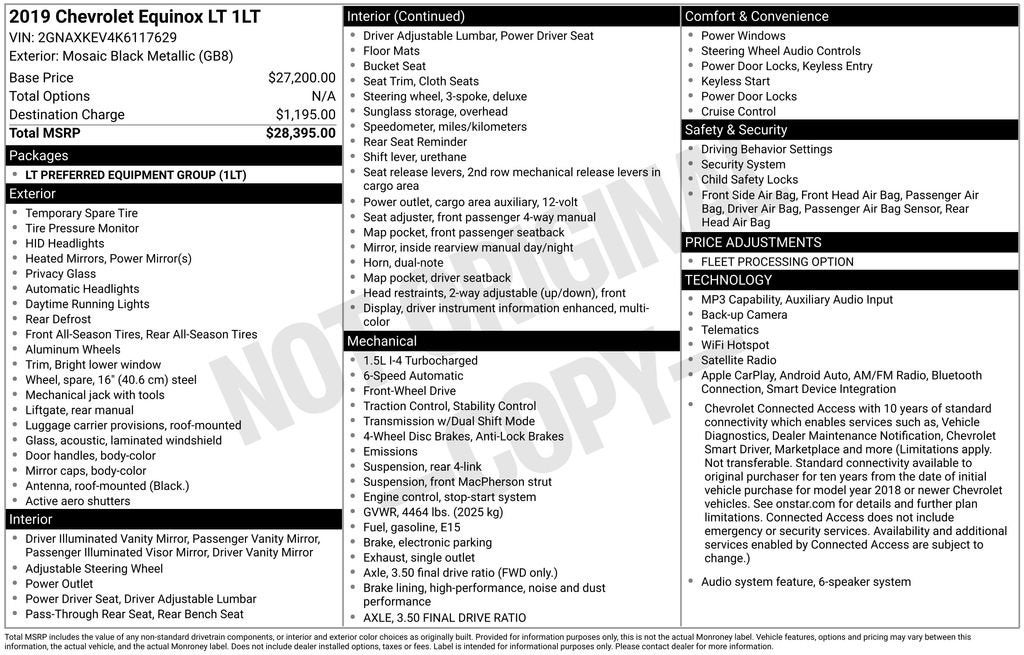 2019 Chevrolet Equinox LT
