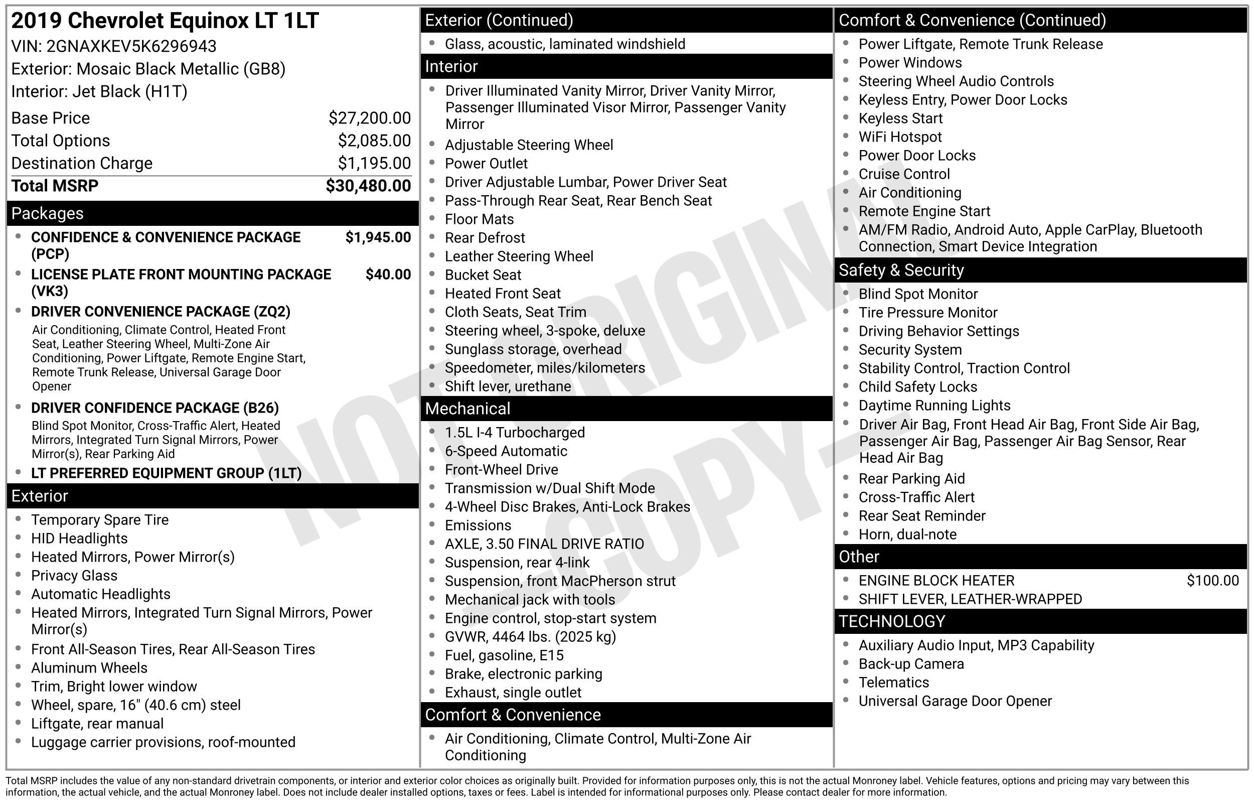 2019 Chevrolet Equinox LT