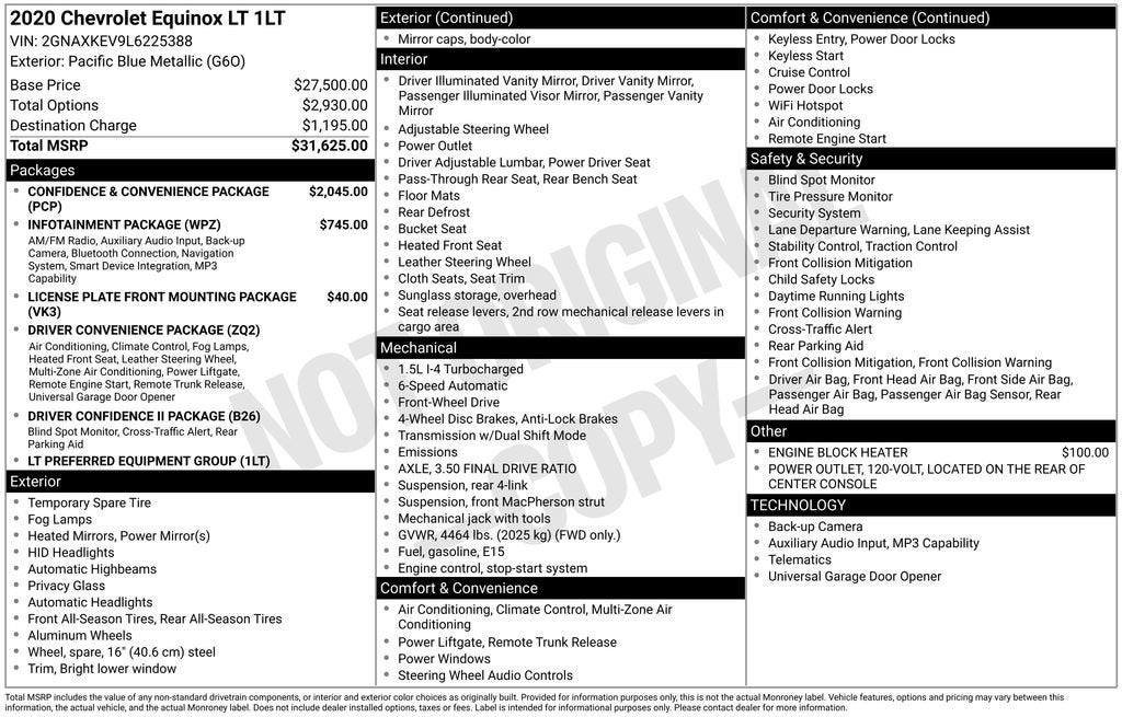 2020 Chevrolet Equinox LT