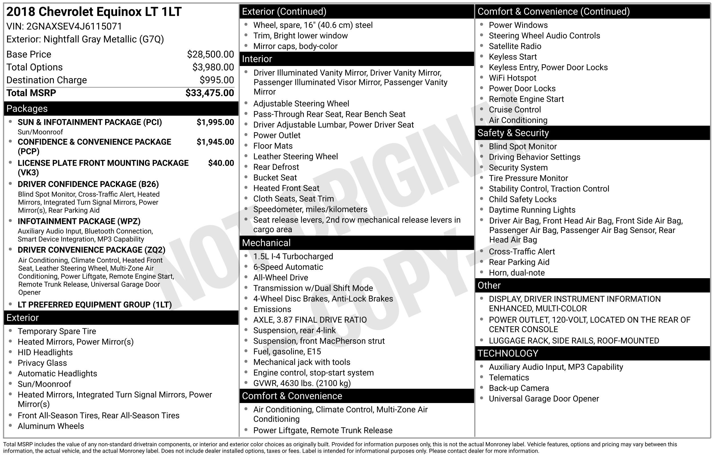 2018 Chevrolet Equinox LT