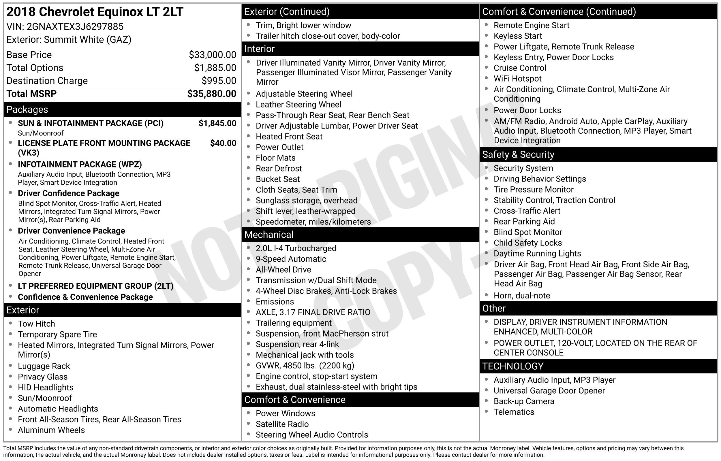 2018 Chevrolet Equinox LT
