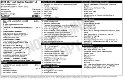 2018 Chevrolet Equinox Premier