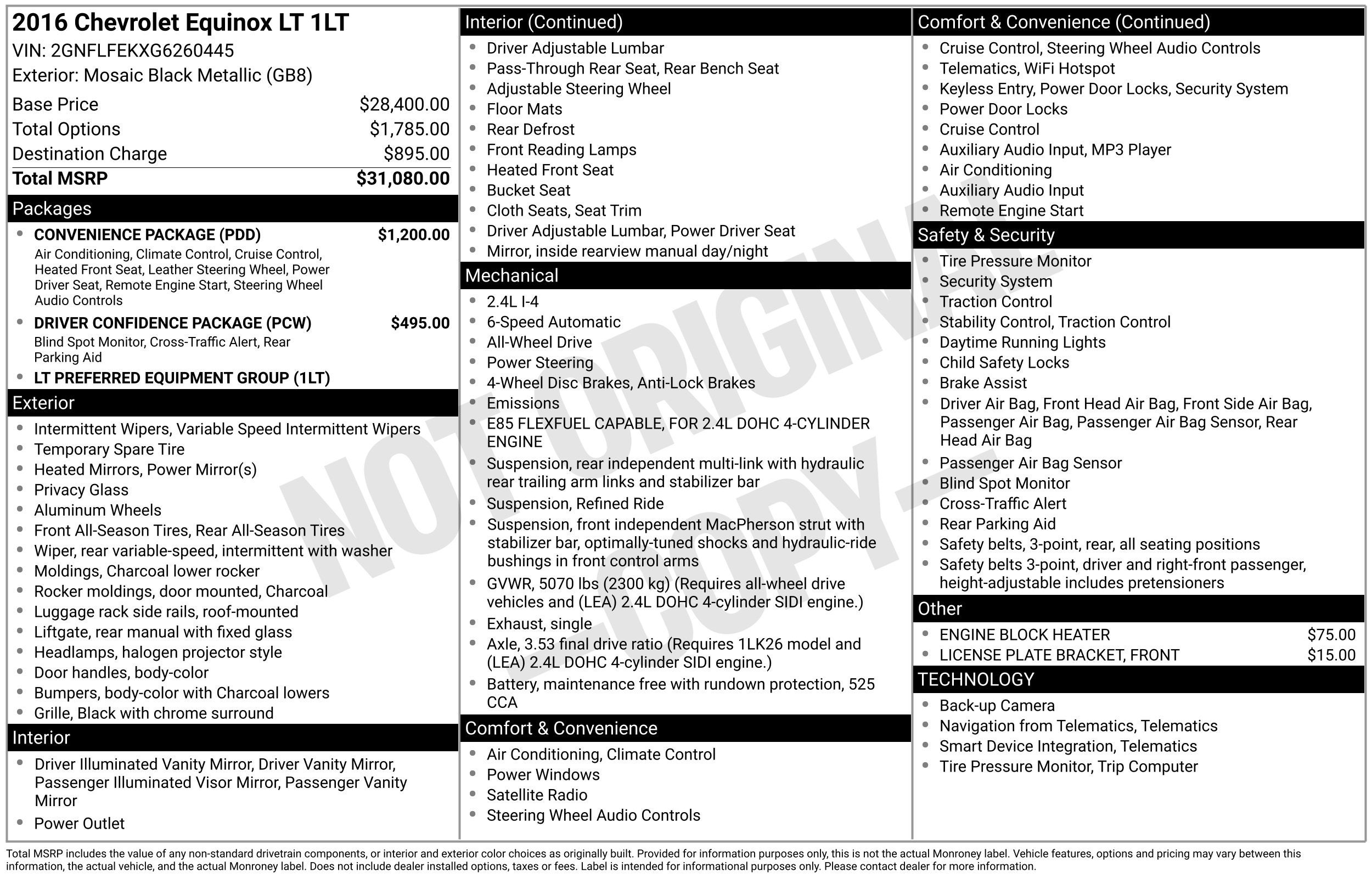 2016 Chevrolet Equinox LT