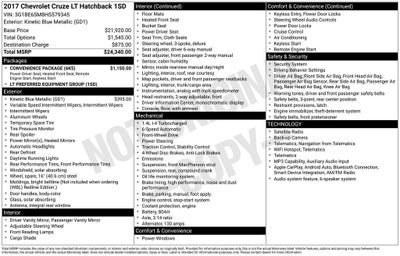 2017 Chevrolet Cruze LT