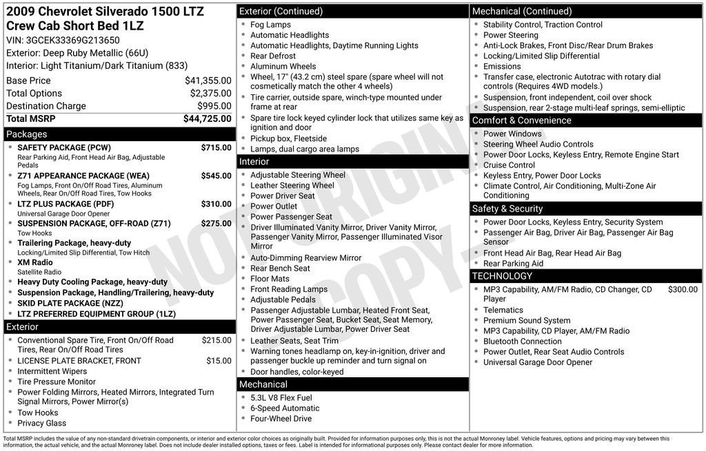 2009 Chevrolet Silverado 1500 LTZ