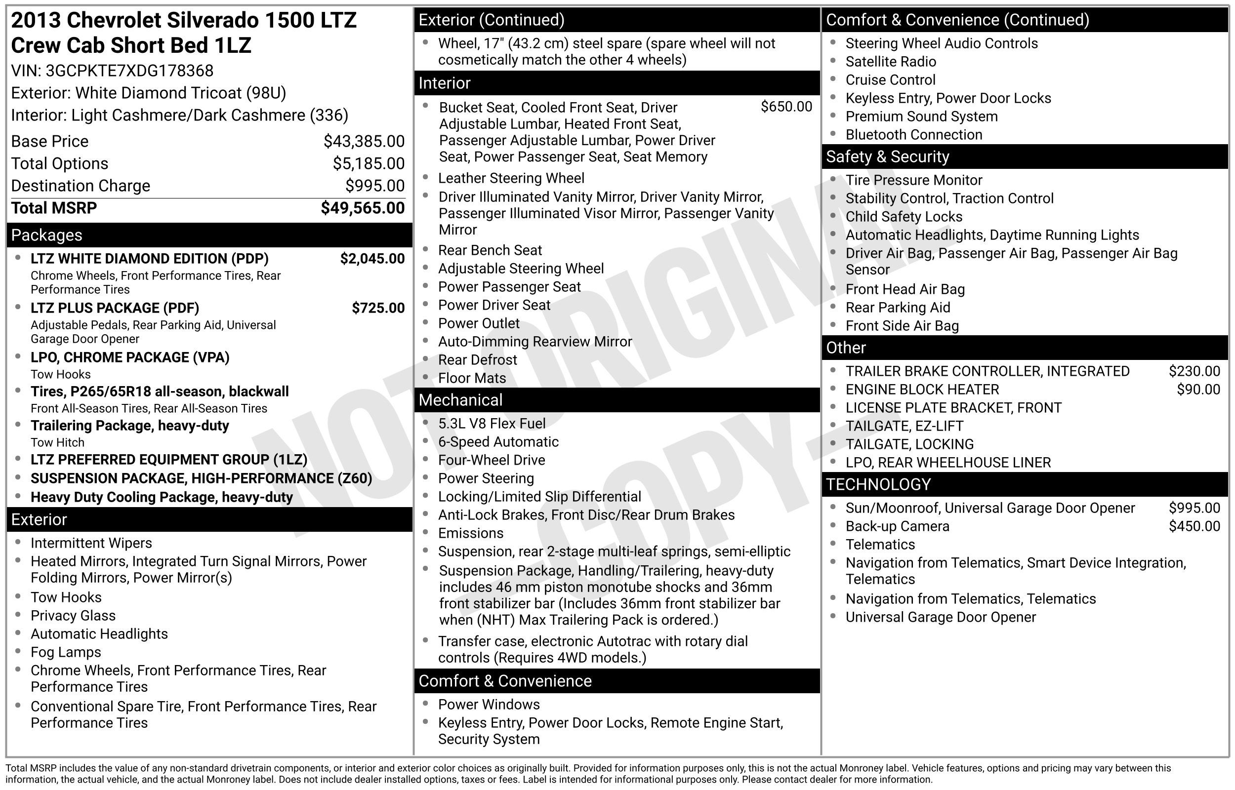 2013 Chevrolet Silverado 1500 LTZ