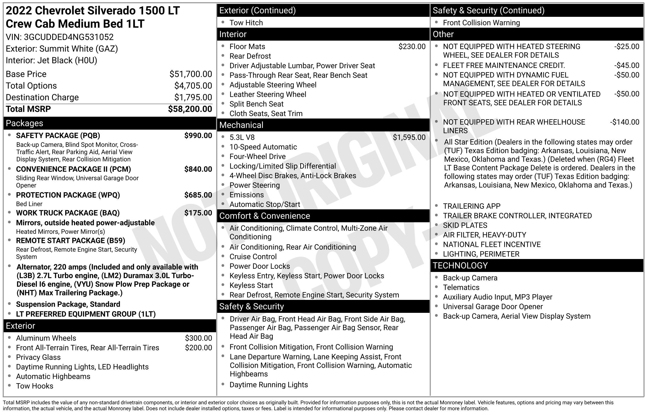 2022 Chevrolet Silverado 1500 LT