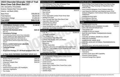 2023 Chevrolet Silverado 1500 LT Trail Boss