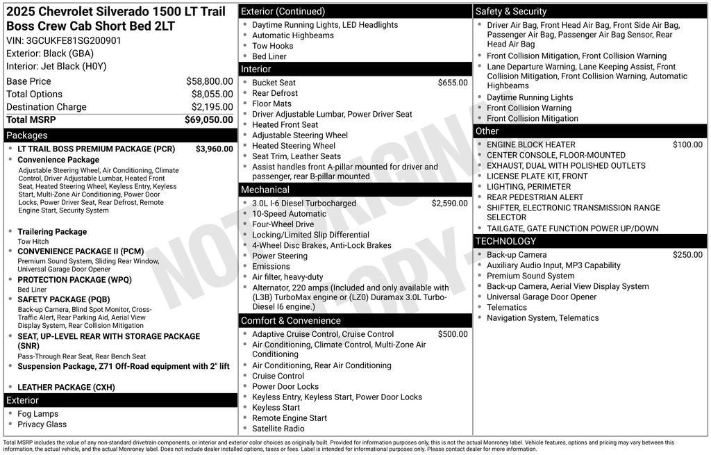 2025 Chevrolet Silverado 1500 LT Trail Boss