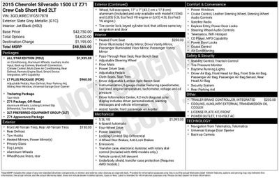 2015 Chevrolet Silverado 1500 LT