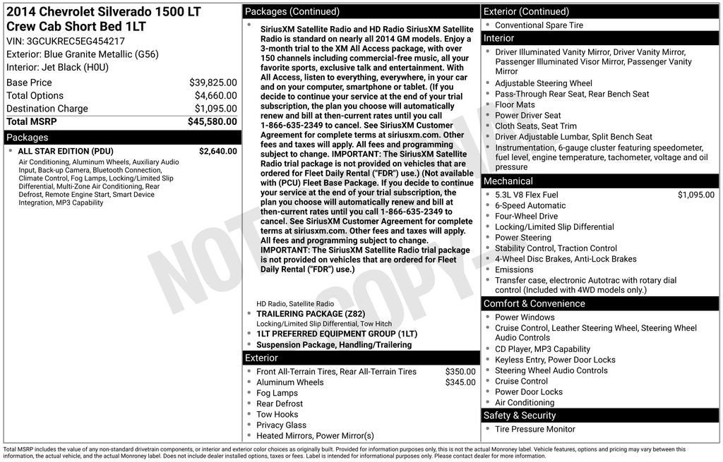 2014 Chevrolet Silverado 1500 LT