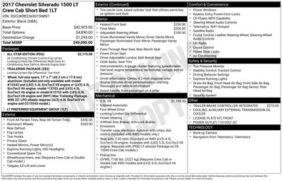 2017 Chevrolet Silverado 1500 LT