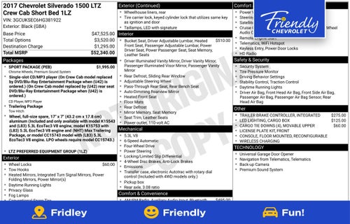 2017 Chevrolet Silverado 1500 LTZ