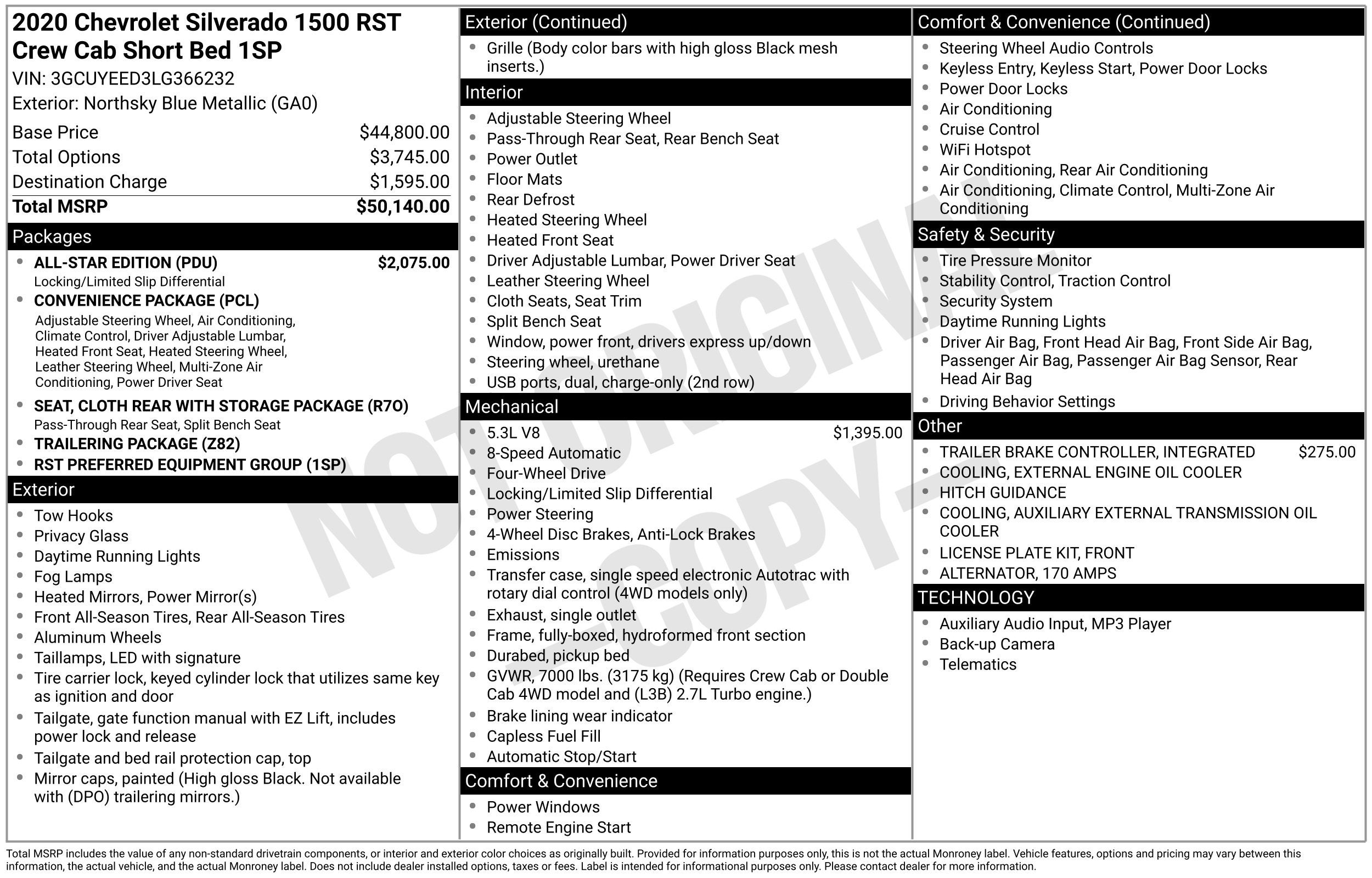 2020 Chevrolet Silverado 1500 RST