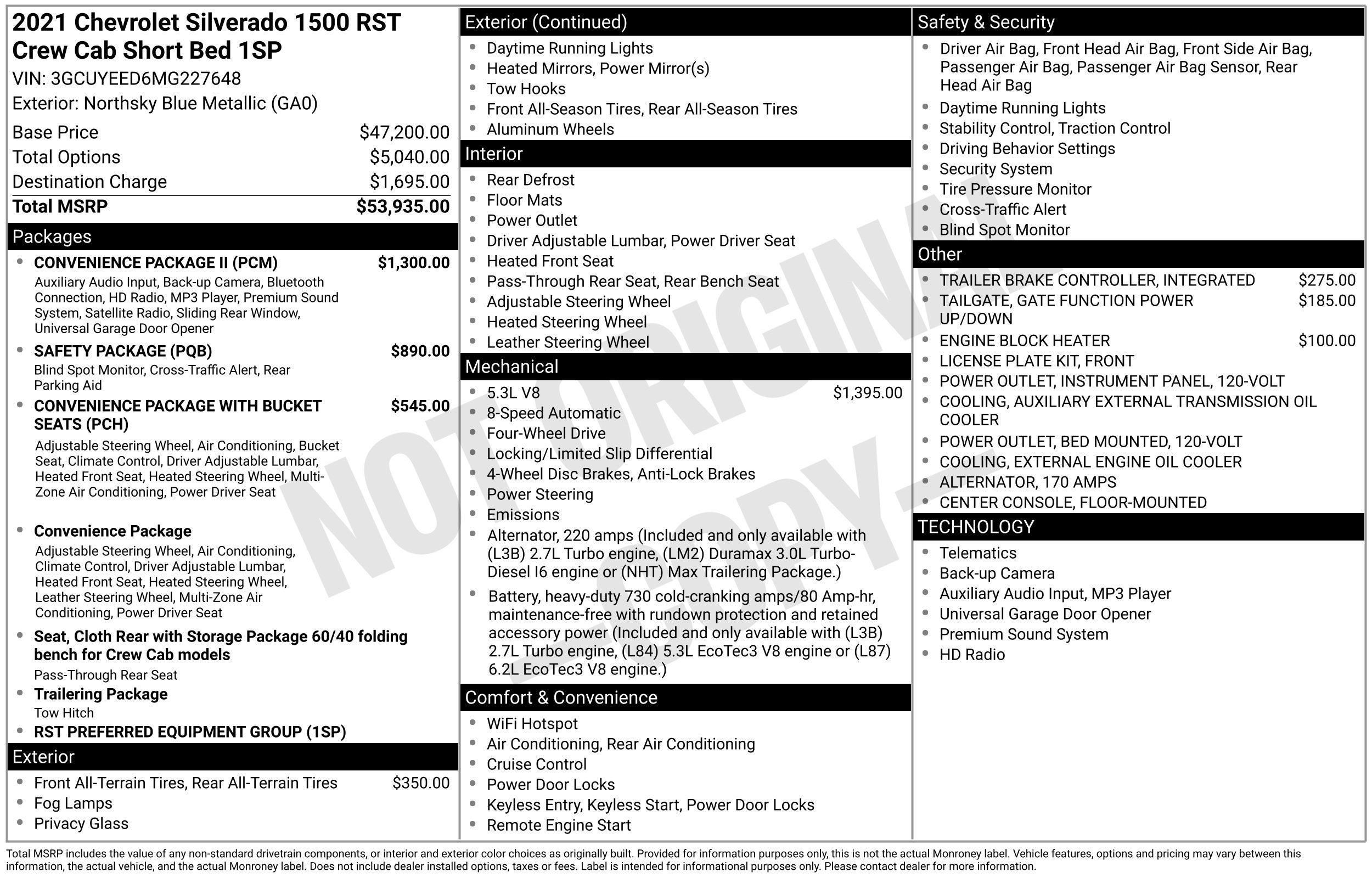 2021 Chevrolet Silverado 1500 RST