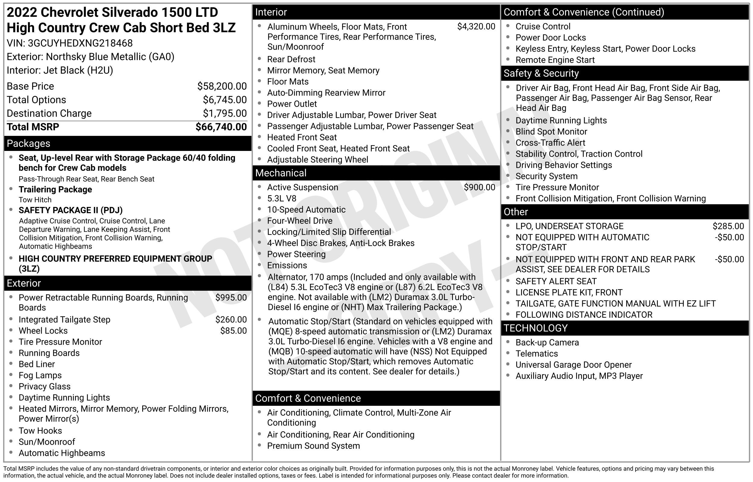 2022 Chevrolet Silverado 1500 LTD High Country