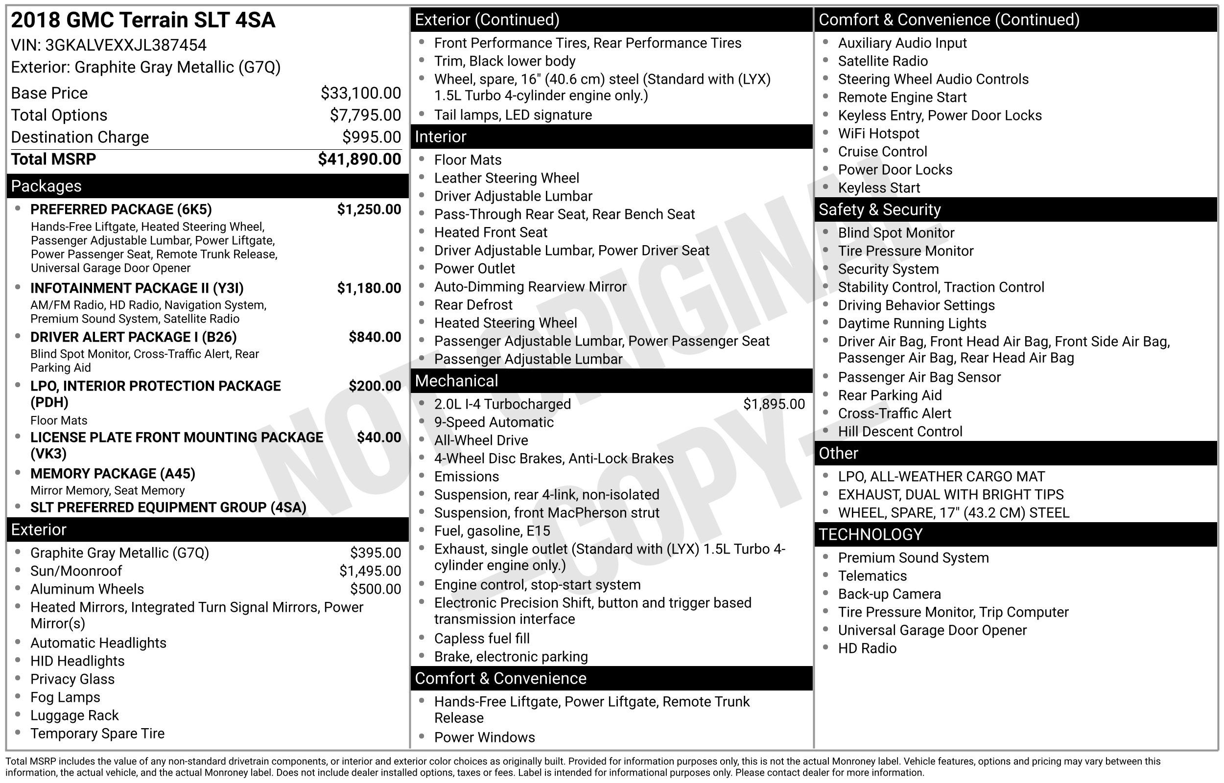 2018 GMC Terrain SLT