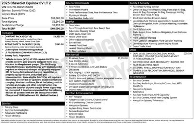 2025 Chevrolet Equinox EV LT