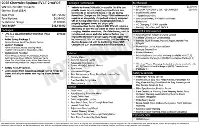 2026 Chevrolet Equinox EV LT