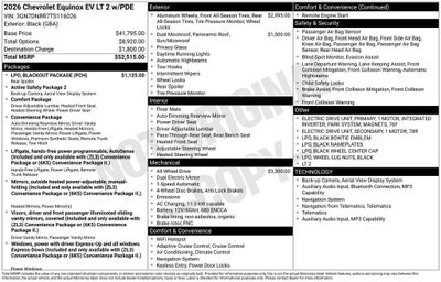 2026 Chevrolet Equinox EV LT