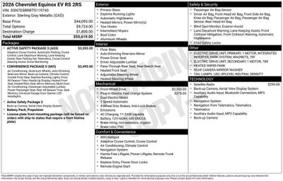 2026 Chevrolet Equinox EV RS